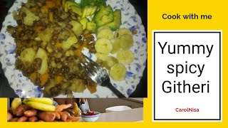 HOW TO MAKE GITHERIKenyan StyleCOOKWITHME [upl. by Gehman]