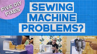 Sewing Machine Problem  5 DIY Fixes [upl. by Pietje343]