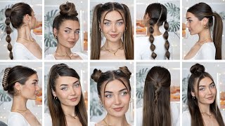 10 EASY HEATLESS BACK TO SCHOOL HAIRSTYLES [upl. by Merv482]