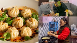 Made Potato Dumplings  Recreated Childhood Memoriestibetanvlogger [upl. by Iiette]