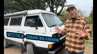 VW Westfalia Camper Tour  Walkaround  EJ25 Subaru Swapped [upl. by Smallman]