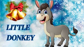 Little Donkey Christmas Song for kids K3 preschool kidssongs nurseryrhymes Christmas Carol [upl. by Esiole]