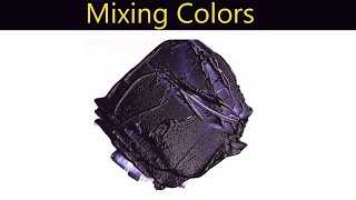 How To Make Dark Blue Black Color Paint  Mixing Colors [upl. by Jasen]