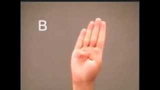 Sign Languages  Onehanded Manual Alphabet [upl. by Norag]