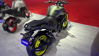 2024 All New Yamaha FZS V4 DLX Matte Green Color  Detailed Review  On Road Price amp First Look [upl. by Cyma296]