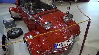 1958 Messerschmitt FMR Tg 500  Auto Show Veterama 2014 [upl. by Jonis337]