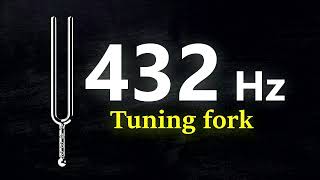 432 Hz  Tuning Fork A432 [upl. by Ahsanat223]