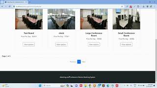 Meeting and Conference Booking System using PHP and MySQL  PHPGurukul [upl. by Dagley]