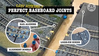 Model railway baseboard joints – how to achieve accurate alignment AND easy assembly [upl. by Leroj]