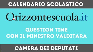 Calendario scolastico da riformare Il ministro Valditara risponde a due interrogazioni parlamentari [upl. by Aynahs]