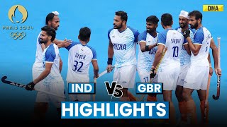 IND Vs GBR Hockey Highlights Harmanpreet Shines India Beat Great Britain At Paris Olympics 2024 [upl. by Jarid]