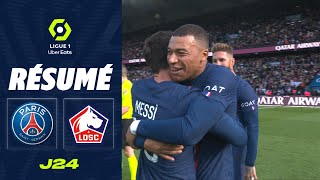 PARIS SAINTGERMAIN  LOSC LILLE 4  3  Résumé  PSG  LOSC  20222023 [upl. by Constantina]