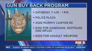 SDPD Chief Details Gun Buy Back Event Slated For Saturday [upl. by Piks714]