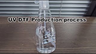 UV DTF doublesided printing process [upl. by Arick]