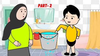 Part 2 শীতকালে আম্মু যখন গোসল করতে বলে   Bangla Funny Cartoon video  Winter Funny Video [upl. by Htir819]