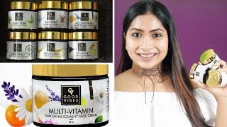 Day and Night Creams From Good Vibes  Face Creams Review  Rabia Skincare [upl. by Riatsila]