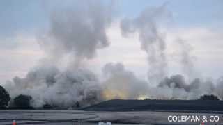 Didcot Cooling Tower demolition [upl. by Enelia]