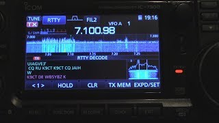 Working RTTY Contest Using Icom IC 7300 Only Ham Radio [upl. by Max]