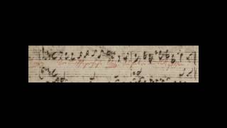 Bach Manuscript  Matthaeus Passion  47 [upl. by Pansie407]