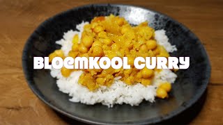 Bloemkool Kikkererwten Curry [upl. by Eltsyrk396]