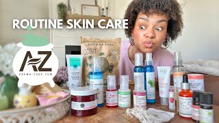 SKIN CARE AROMAZONE  Toutes les étapes et les produits de ma routine skin care et un peu cheveux [upl. by Inoliel]