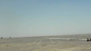 Harriers Fly By and Drop Flares on Poppy Seed Pile Helmand Province Afghanistan 21 July 2009 [upl. by Nellaf]