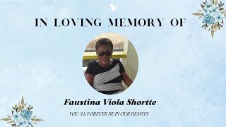 Celebrating The Life Of Faustina Viola Shortte [upl. by Anaud]