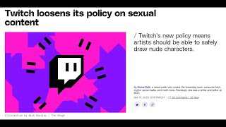 New Twitch Policy is Crazy [upl. by Junette]