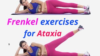 Frenkel Exercises for Ataxia Patients  Physiotherapy  Dr Najid [upl. by Westland]