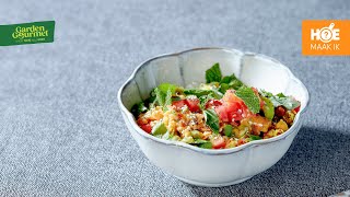 Poke Bowl met GardenGourmet Vuna passievrucht watermeloenen quinoa [upl. by Trix]