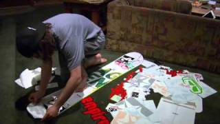 How To Sticker Your Snowboard [upl. by Airyt]