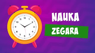 Nauka zegara dla dzieci ⌚ Zegar dla dzieci [upl. by Analihp]