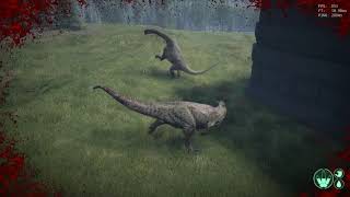 The Isle  Camarasaurus VS Giganotosaurus 3 [upl. by Alaine]