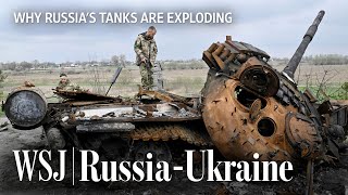 Russias T72 Tank Has a Crucial Vulnerability Complicating Moscow’s Ukraine War  WSJ [upl. by Ma]