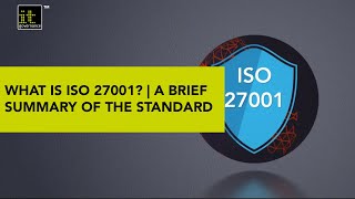 What is ISO 27001  A Brief Summary of the Standard [upl. by Alakam]