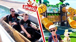 VLOG  100 FUN AU PARC SPIROU   Attraction Aquatique amp Manèges [upl. by Balmuth829]