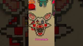 Mangle my favourite fnaf pixelart themangle mangle manglefnaf [upl. by Simonetta726]