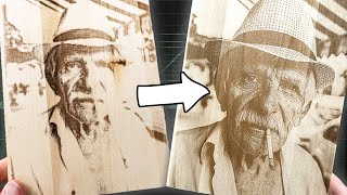 10 quick tips for laser engraving photos on wood [upl. by Atirec44]