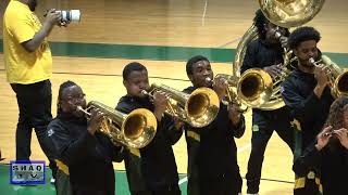 Wilberforce University Hounds of Sound March Band pt2  WU Hounds of Sound HS Blowdown [upl. by Scibert]