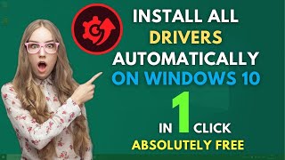 Download and Install All Drivers Automatically in 1 Click  Windows 10 [upl. by Yddeg]