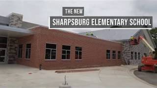 A Virtual Tour of the New Sharpsburg Elementary School June 2020 [upl. by Ahseihs896]