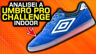 Nova Umbro Box Pro 🤔  Análise chuteira futsal Umbro Pro Challenge Indoor [upl. by Heilman743]