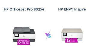 HP OfficeJet Pro 8025e vs HP ENVY Inspire 7255e Wireless Color AllinOne Printer Comparison [upl. by Missi]