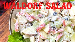 WALDORF SALAD  QUICK AND EASY [upl. by Chaim]