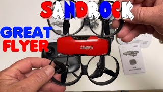 SANROCK U61W Mini Drone with Camera Setup Flight and Review [upl. by Constance]