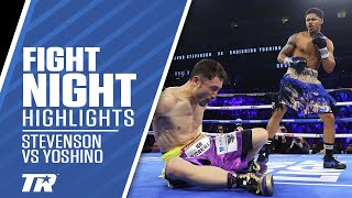 New Division New Shakur Shakur Dominates Yoshino 2 Knockdowns Gets Stoppage Win  FIGHT HIGHLIGHTS [upl. by Edahs]