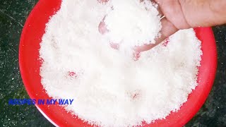 HOW TO MAKE COCONUT POWDER  DESICCATED COCONUT  DESICCATED COCONUT IN TAMIL [upl. by Nataniel975]