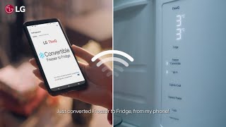 Experience the AllNew LG WiFi Convertible Refrigerator Range From Double Door to SidebySide [upl. by Hterag]