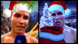 Cristiano Ronaldo Siuuu but Christmas songs [upl. by Radley236]