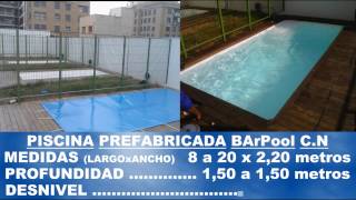 BArPool Piscinas Prefabricadas Fibra  Catálogo General de Piscinas [upl. by Airdnat]